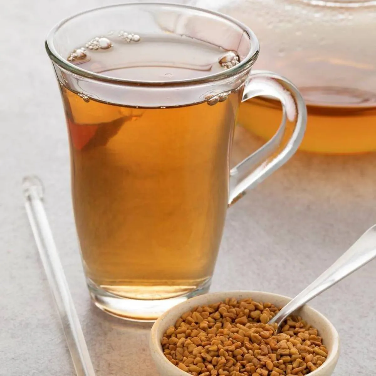 صورة لمغلي بذور الحلبة