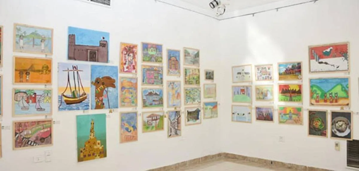 الدورة الثانية لبينالي القاهرة الدولي لفنون الطفل - الصورة من موقع قطاع الفنون التشكيلية 