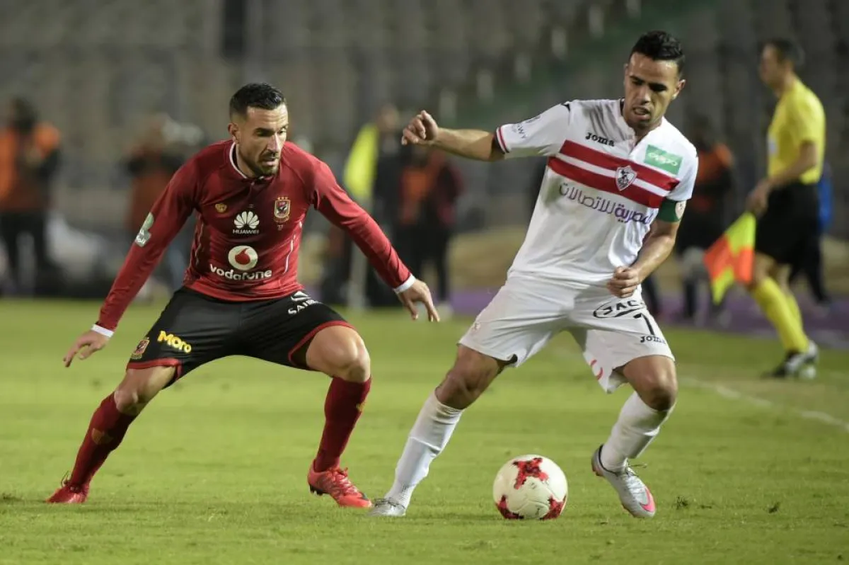 صورة من مباراة الأهلي والزمالك