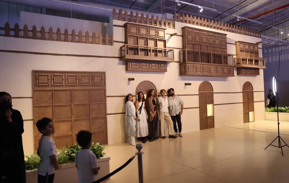 ركن التصوير بجانب معلم البلد - تصوير صالح الغنام