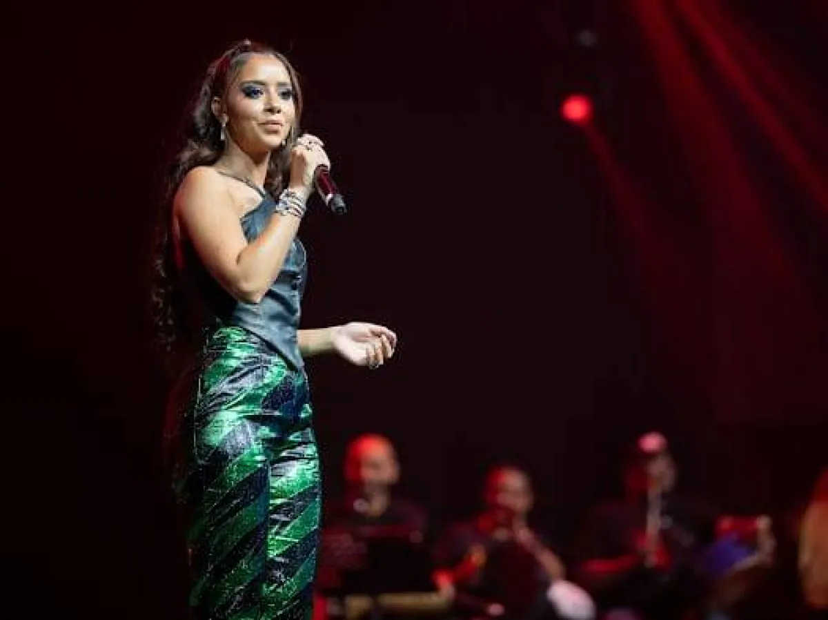 بلقيس تشعل حفل الرياض - الصورة من المسؤول الإعلامي