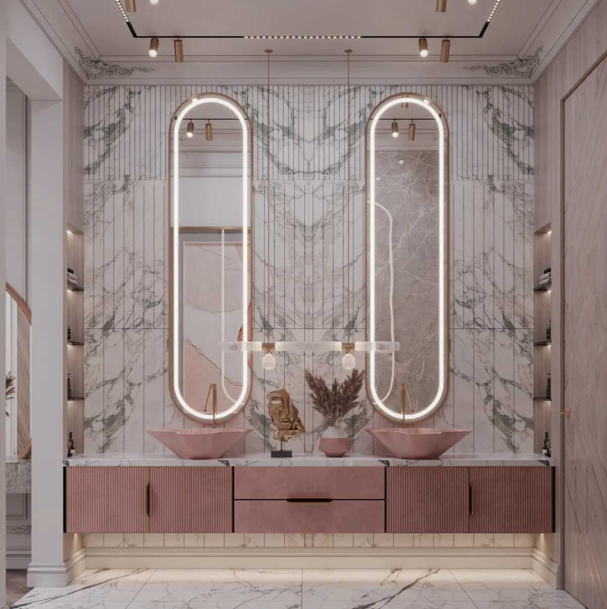 لا غنى عن المرايا في الحمّامات