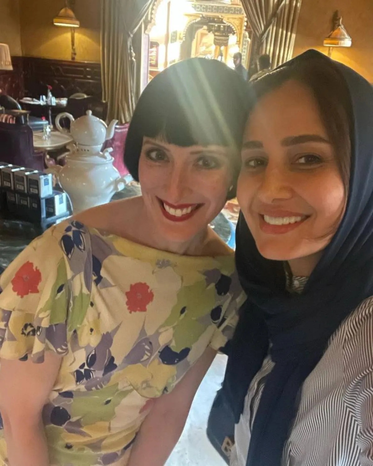 حلا شيحة وصديقة لها - الصورة من حسابها على إنستغرام