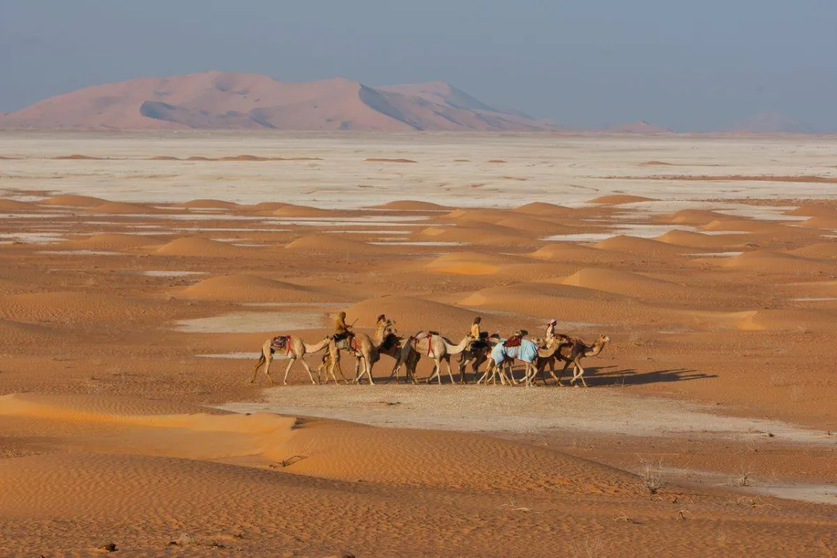 صورة من صحراء الربع الخالي