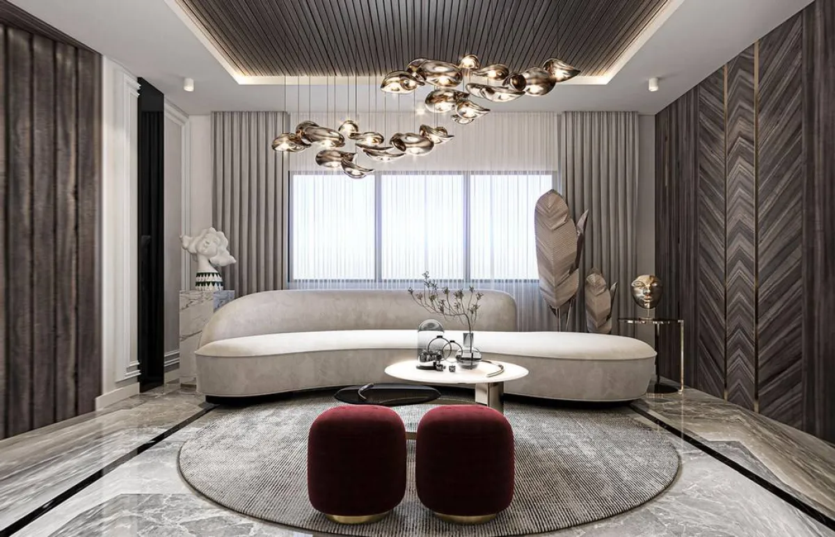 سقف خشبي فحم