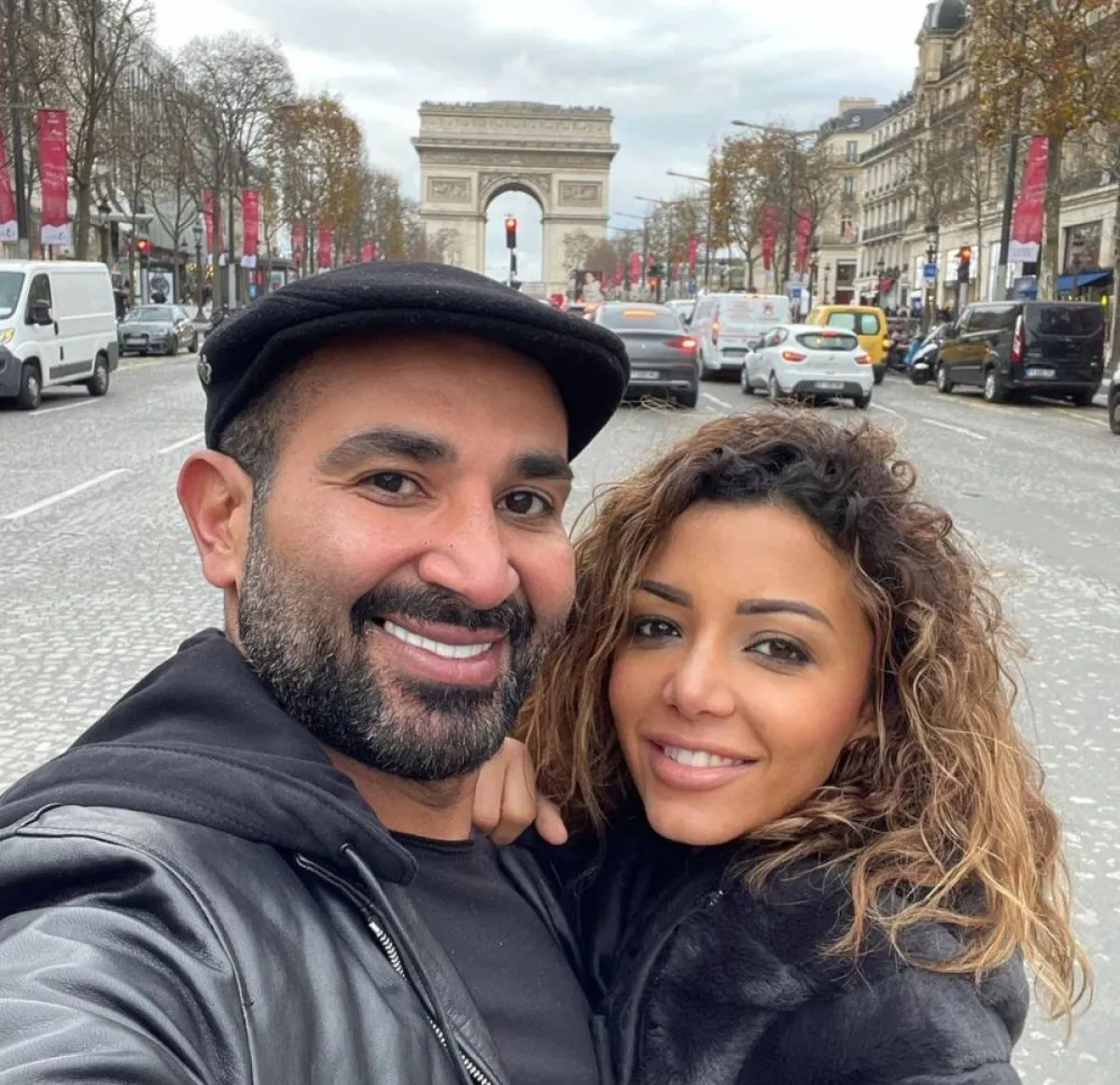 أحمد سعد وزوجته علياء - الصورة من حسابه على انستغرام