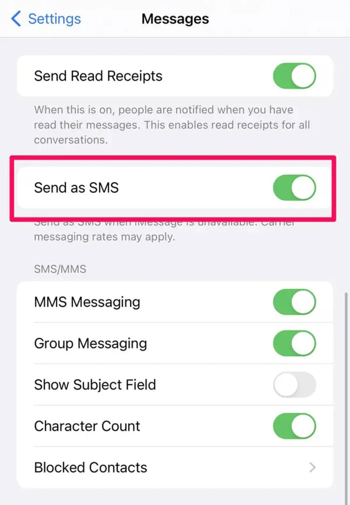 6 طرق لتحرّي الخلل وإصلاحه إذا كان جهاز iPhone الخاص بك لا يرسل نصوصًا إلى مستخدمي Android