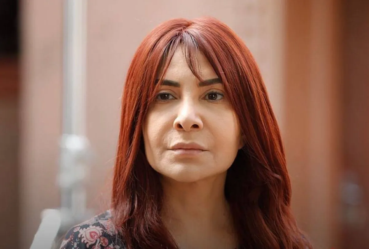 هدى حسين من كواليس مسلسل ست الحسن الصورة من صفحة هدى حسين على انستغرام