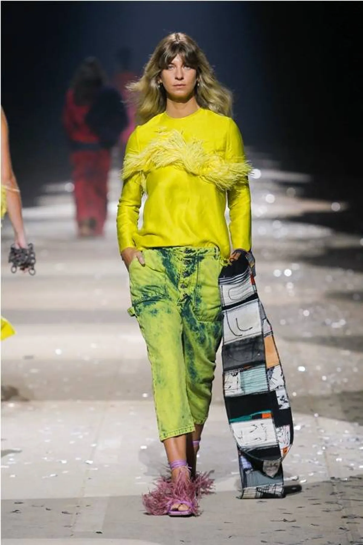 بنطلون جينز ملوّن من ماركيز ألميدا  Marques Almeida