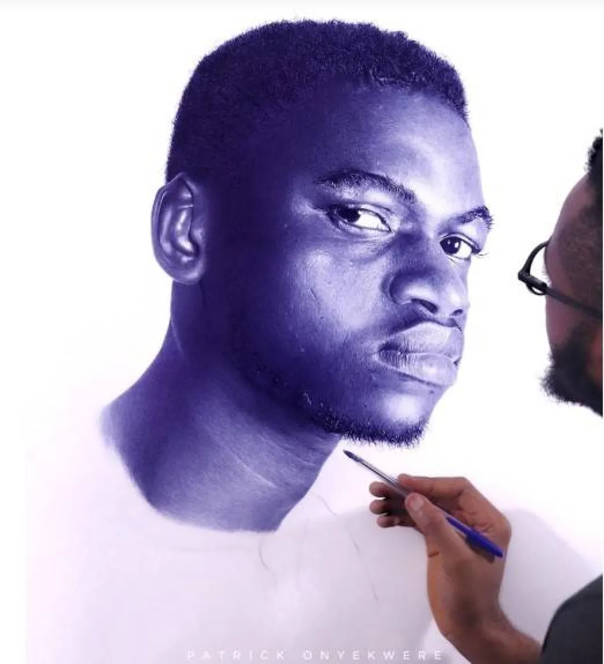 رسم بالقلم الجاف