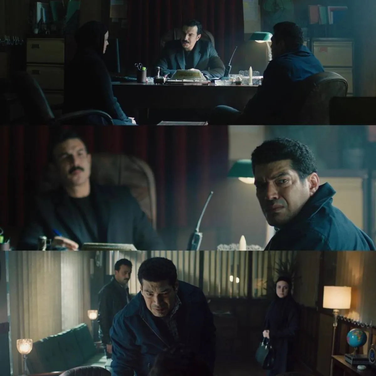 باسم سمرة وباسل خياط من مسلسل  " منعطف خطر " - صورة من صفحة مخرج المسلسل السدير مسعود على صفحة " انستغرام" - صورة من صفحة مخرج المسلسل السدير مسعود على صفحة " انستغرام"