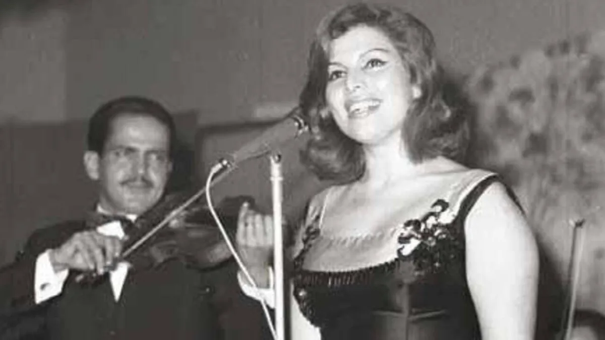 المطربة نعمة في شبابها - الصورة من موقع فرانس24