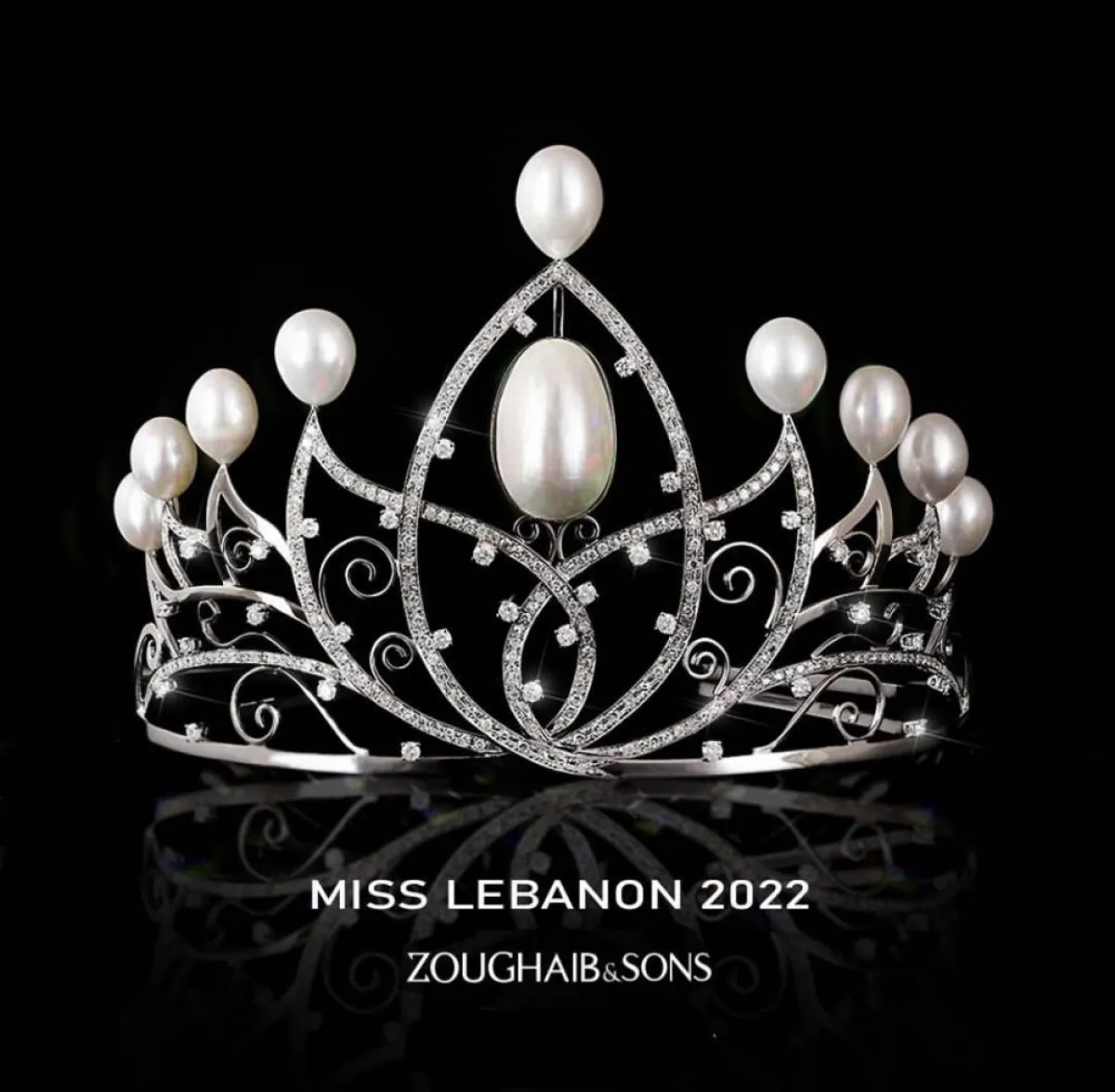 تاج ملكة جمال لبنان من Zoughaib & Sons
