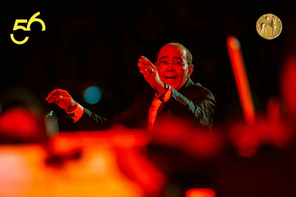 المايسترو عبد الرحمن العيادي - الصورة من حساب المهرجان على الفيسبوك