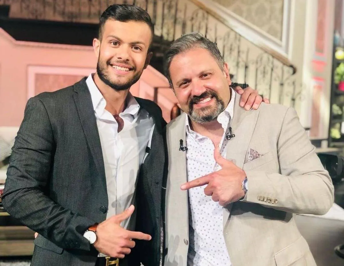 إدوارد وابنه مارك- الصورة من حسابه على إنستغرام