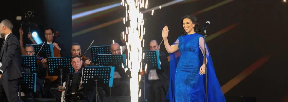 الفنانة المصرية مي فاروق- الصور من المركز الاعلامي لـ شركة بنش مارك