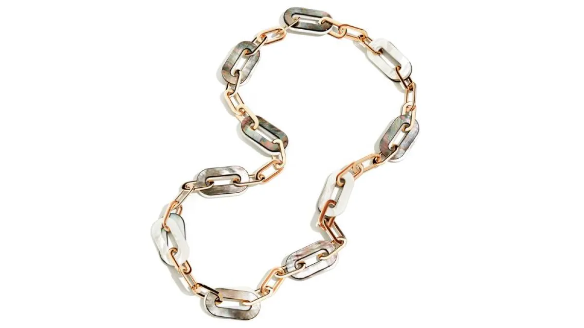 سلسلة ذهب Bisquit chain من Vhernier