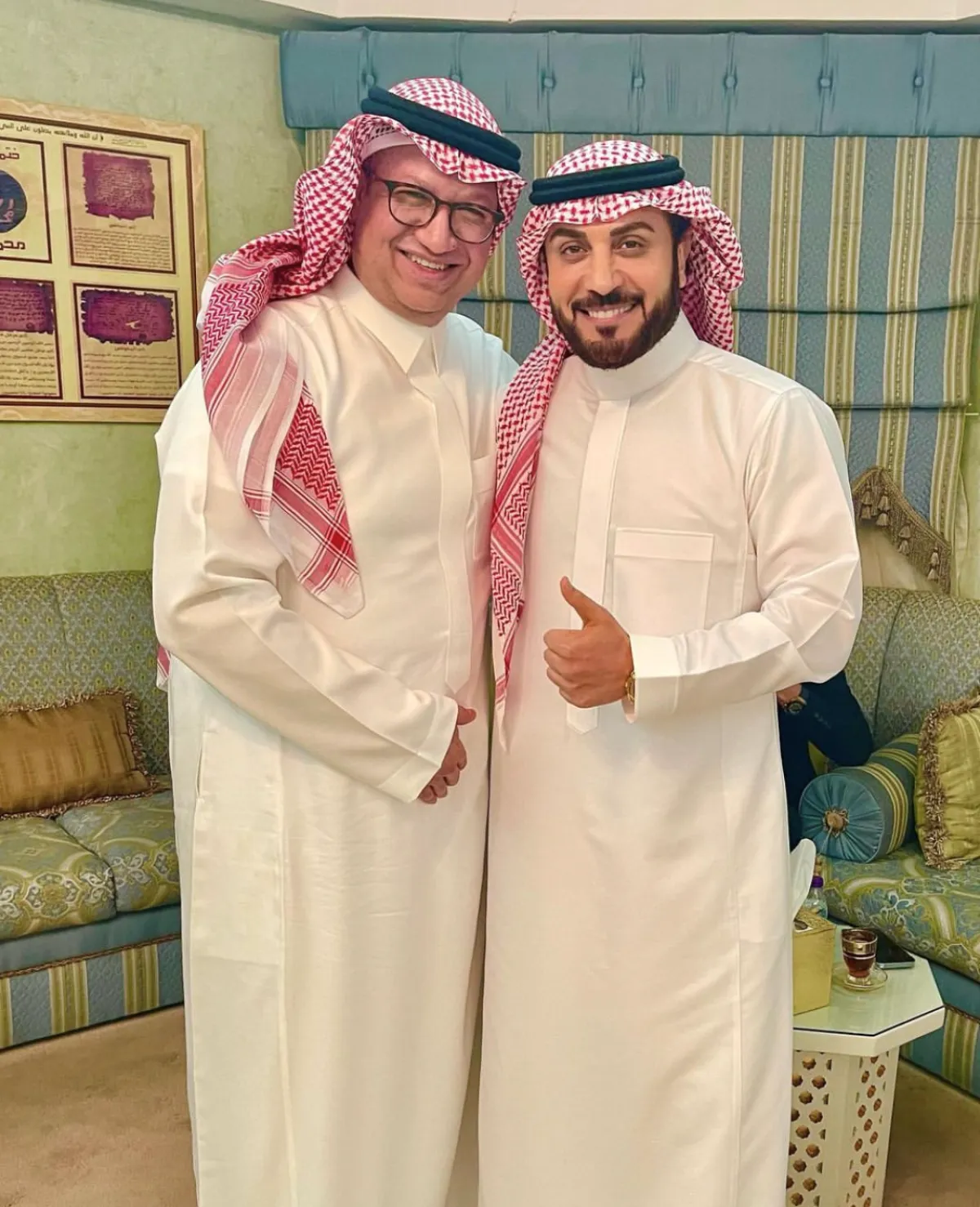 محمود سرور وماجد المهندس - الصورة من حسابه على الانستجرام 