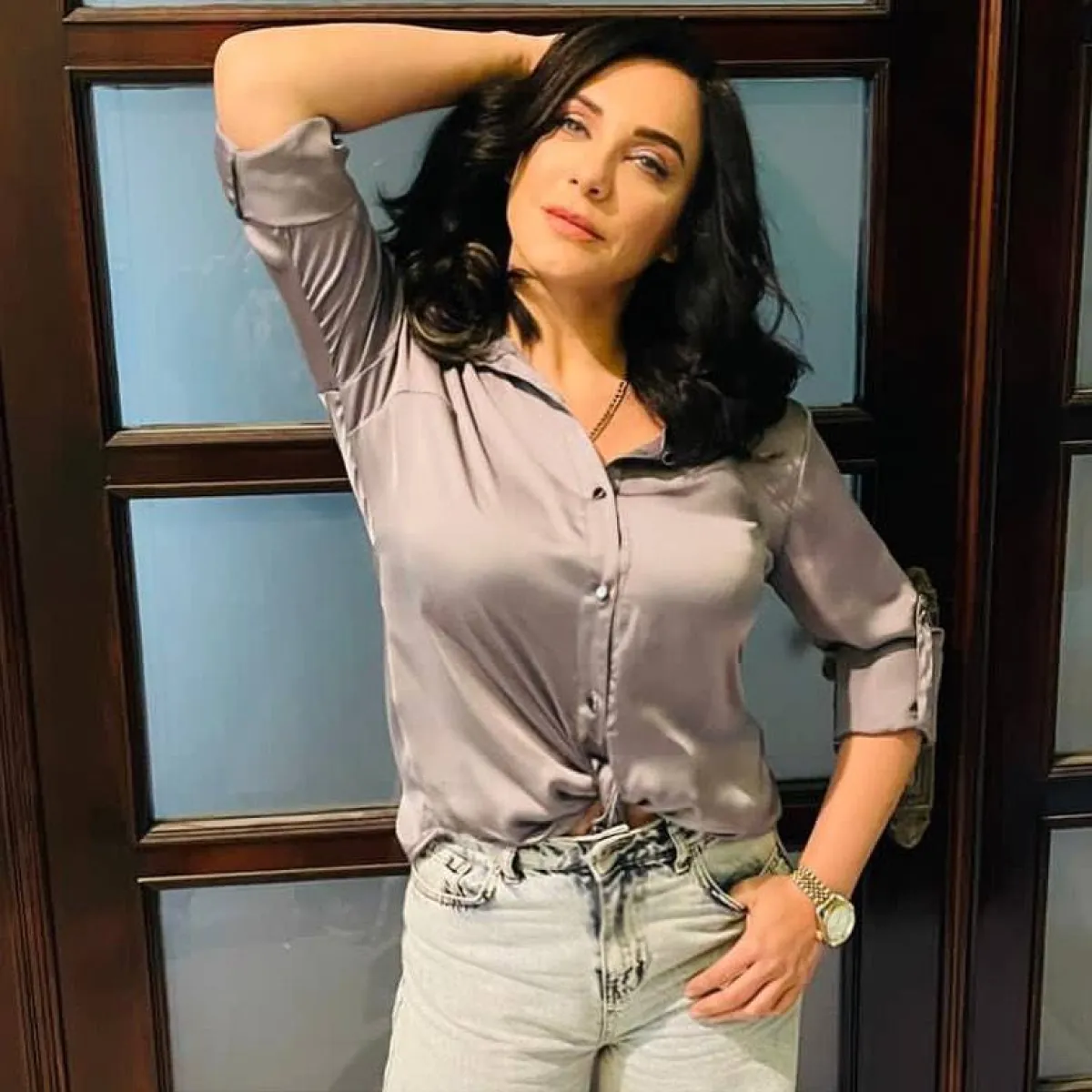 سلاف فواخرجي - صورة من حسابها على إنستجرام