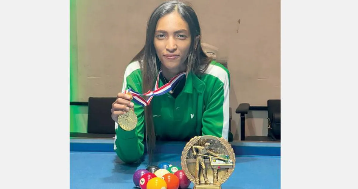 ميعاد محمد بطلة جديدة تحفر اسمها على جدران البطولات بالمملكة - الصورة من الشرق الأوسط