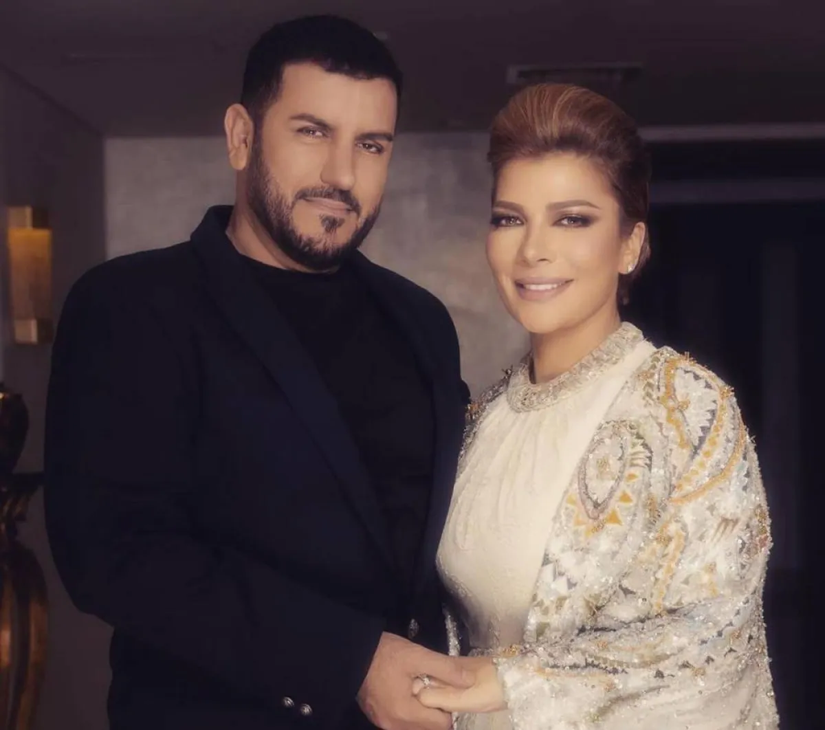 أصالة وفائق حسن - الصورة من حسابها على إنستغرام