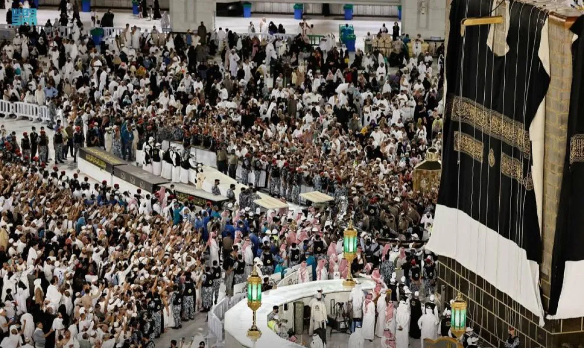 كسوة الكعبة المشرفة - الصورة من واس