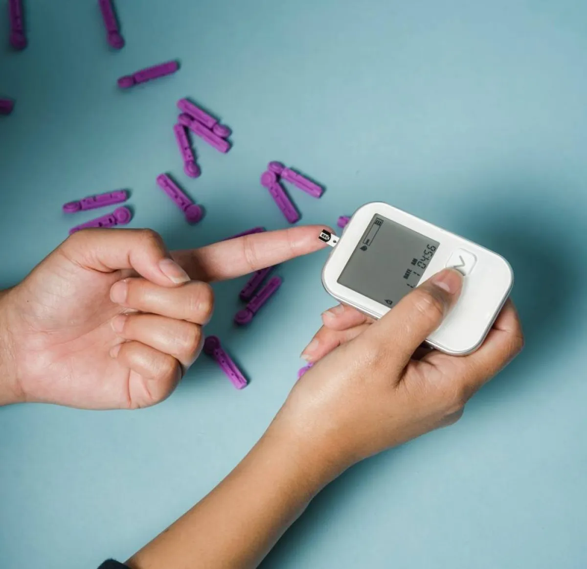 صورة لفحص سكر الحمل