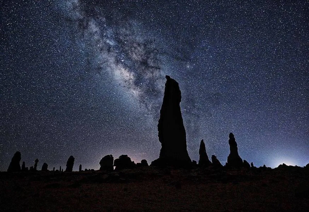 درب التبانة ستزين سماء العلا. الصورة من "واس"