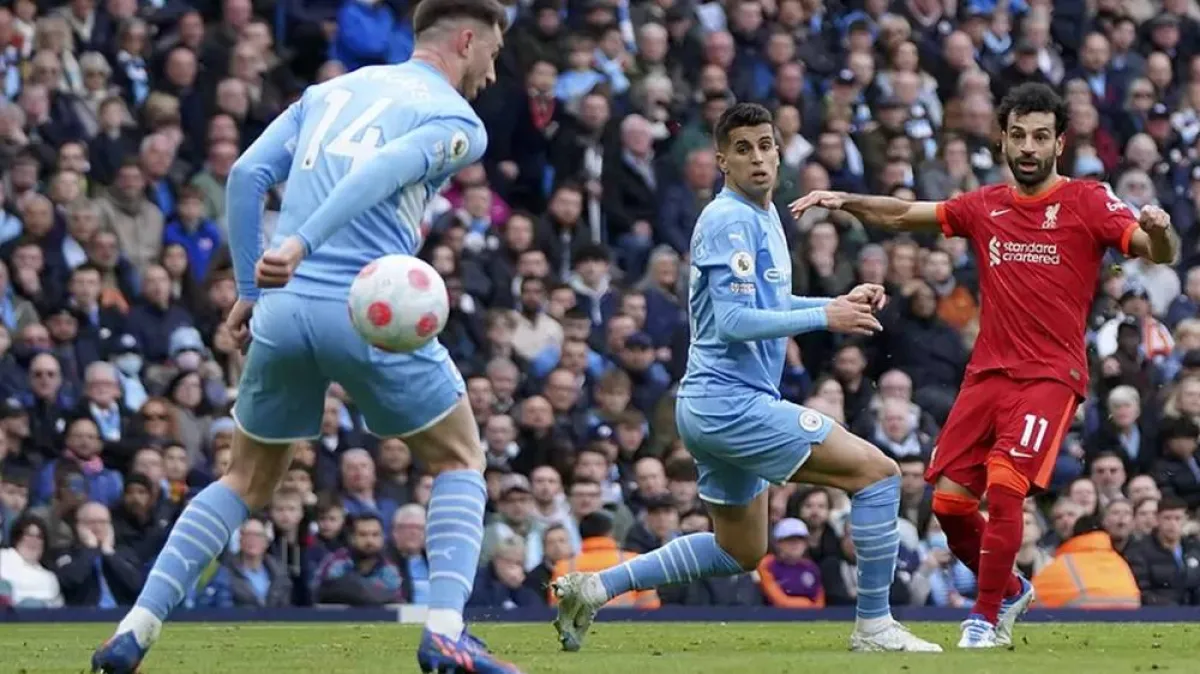 صورة صلاح أمام مانشستر سيتي