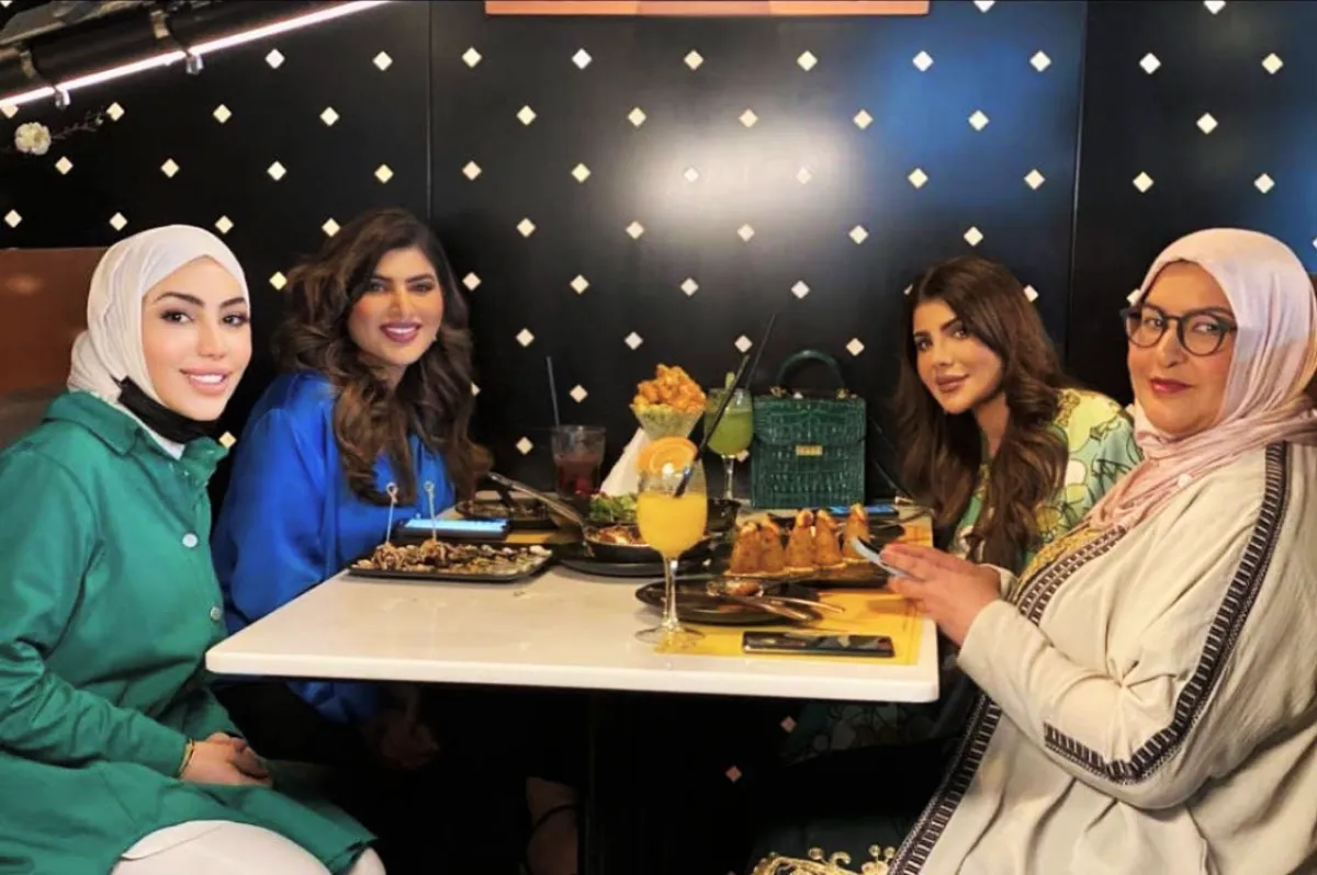 من كواليس نفس الحنين - الصورة من حساب الهام الفضالة على الانستجرام