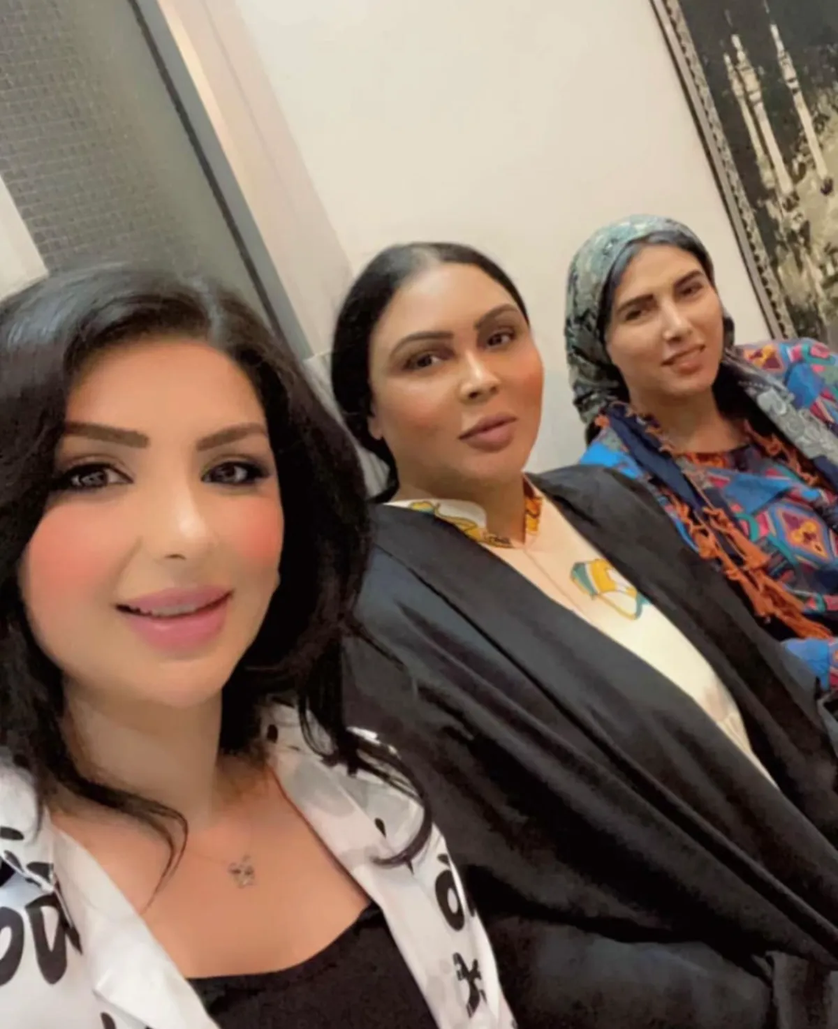 من كواليس دافي الشعور - الصورة من حساب ابتسام عبدالله على الانستجرام 