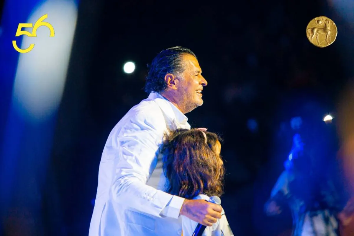 راغب  علامة في حفلة قرطاج- الصورة من موقع المهرجان  على الفيسبوك