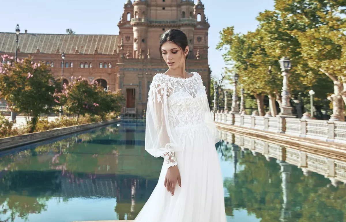 فساتين زفاف فرنسية للمحجبات