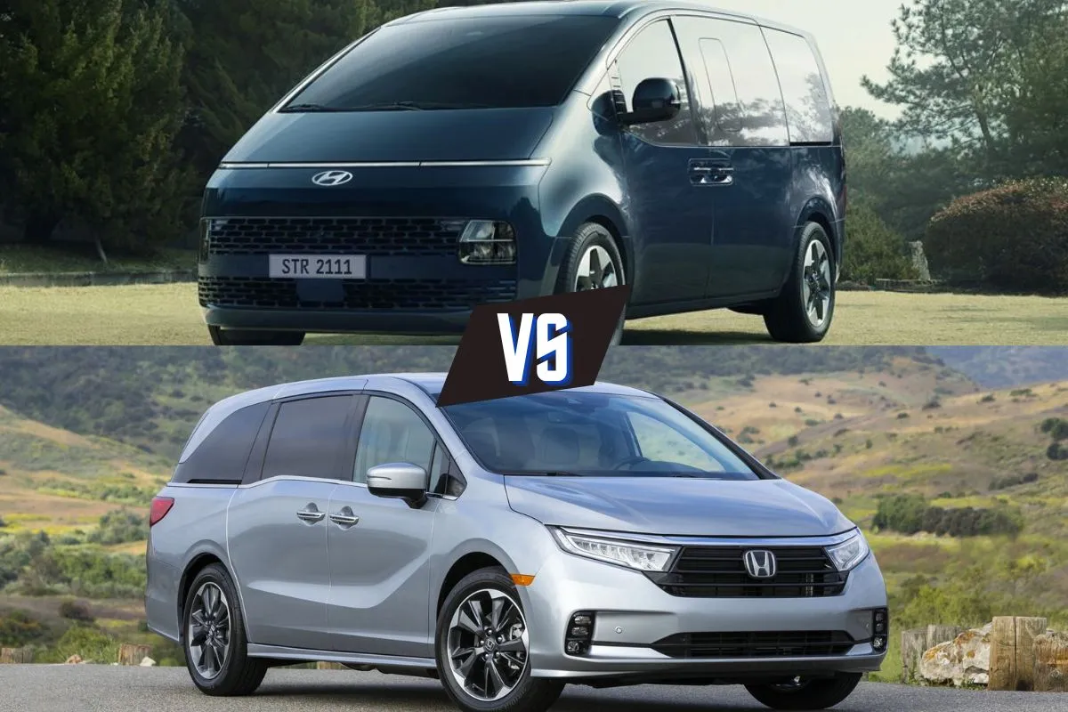 مقارنة بين سيارة هيونداي ستاريا 2022 وهوندا أوديسي 2022