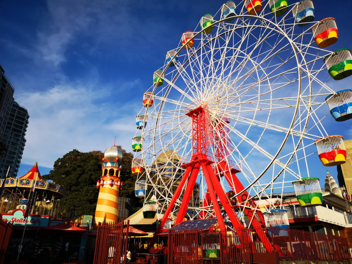 الملاهي في ثالث يوم العيد: ترسم الفرحة على وجوه الأطفال