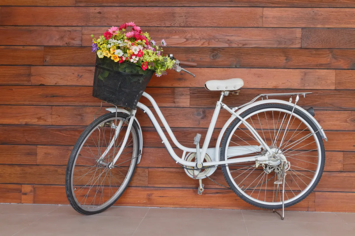 تزيين الدراجة الهوائية فى العيد