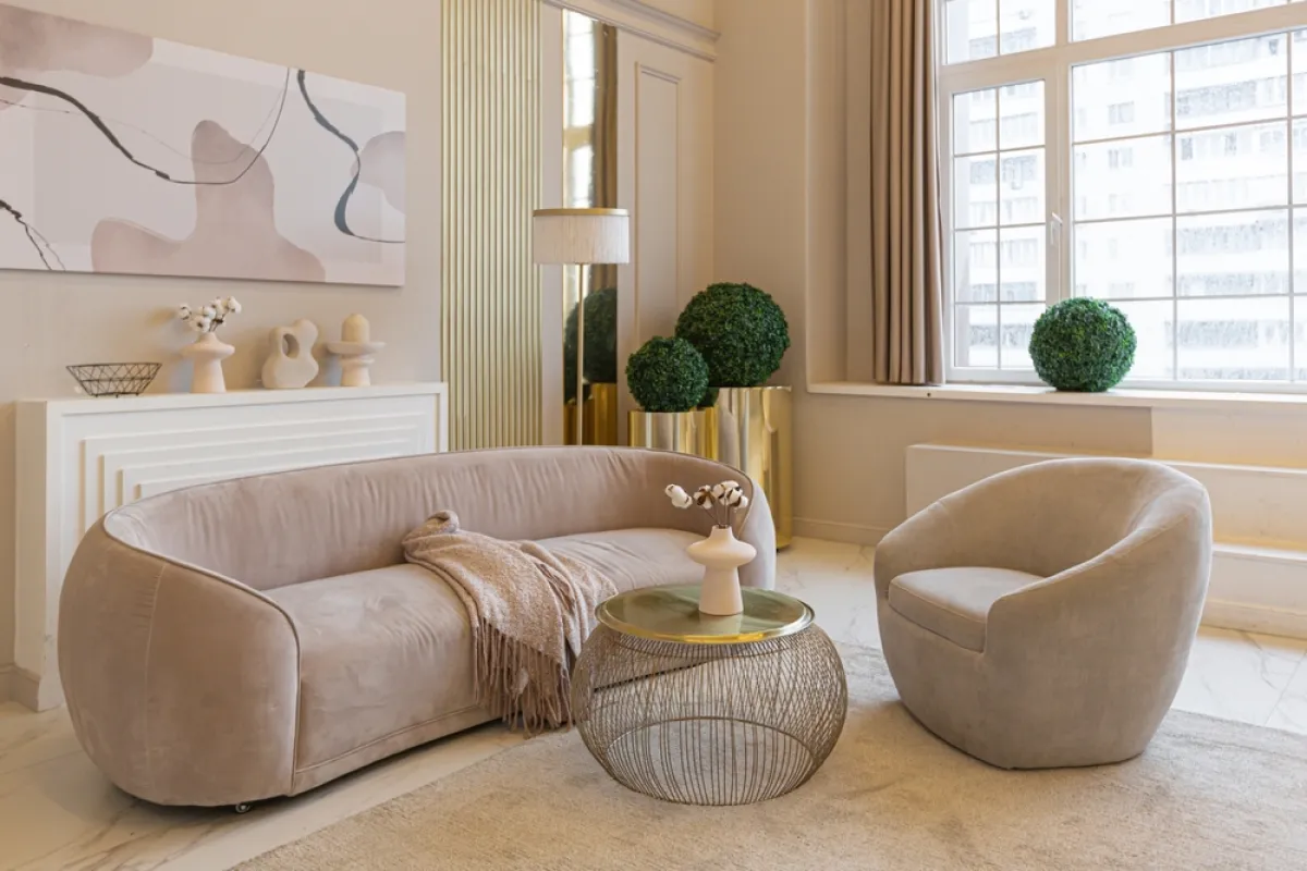 قطع الاثاث دائرية الشكل تحقّق الانسيابيّة