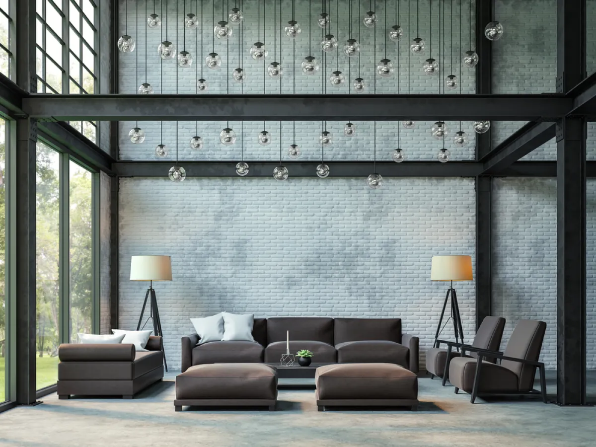 الحديد خامة مرغوبة في الديكورات الداخلية العصريّة