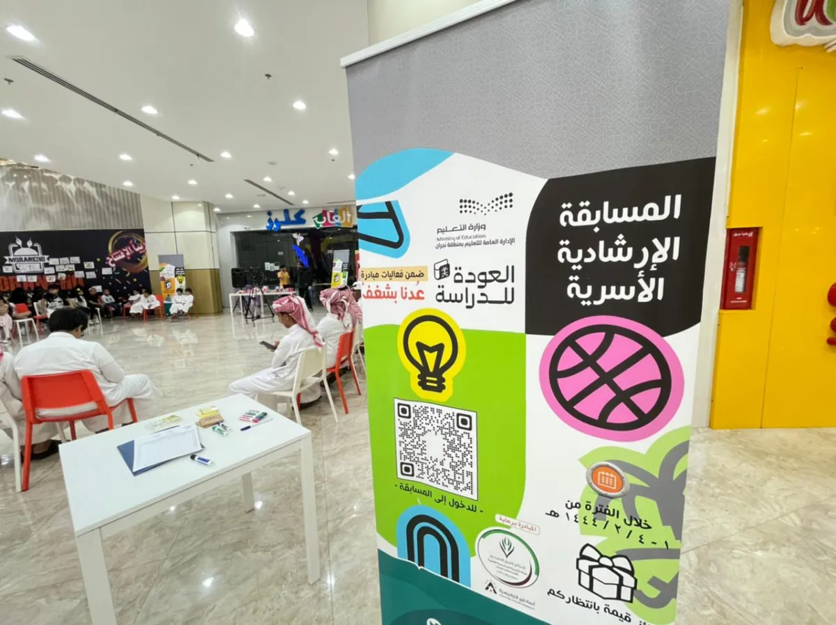 تعليم نجران يطلق مبادرة "عدنا بشغف" استعدادا لعودة المدارس - الصورة من حساب إدارة تعليم نجران