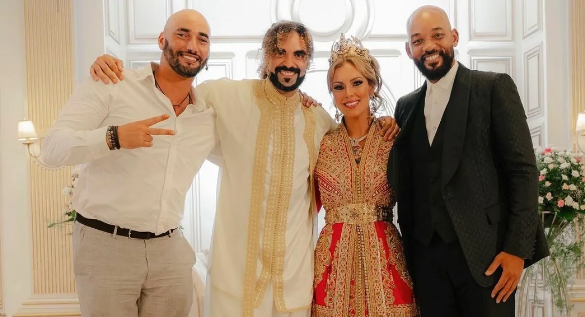 ويل سميث في زفاف المخرج عادل العربي-الصورة من انستغرام المخرج عادل العربي