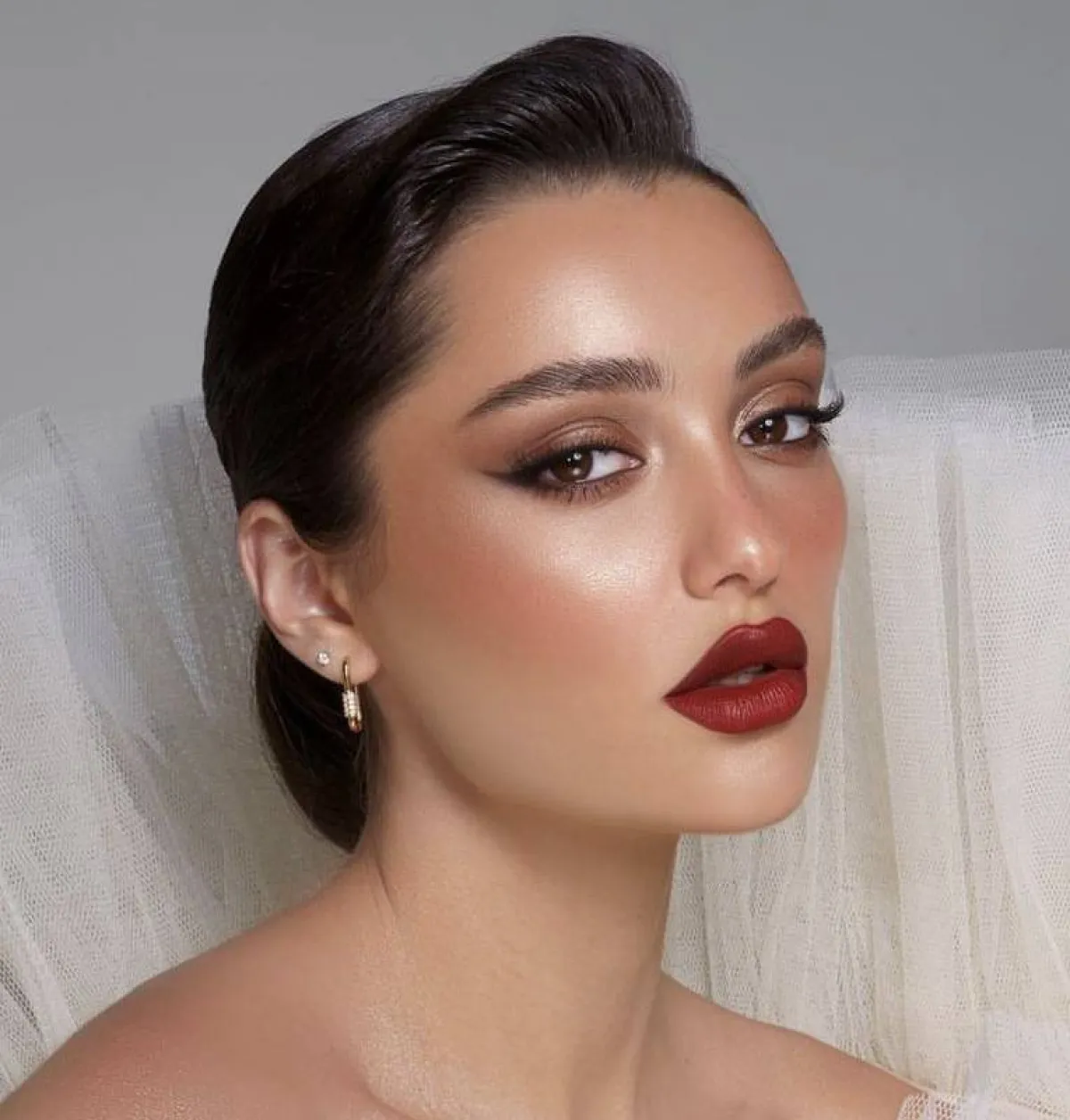 مكياج بانامل خبيرة التجميل السعودية عبير القحطاني - الصورة من حسابها على الانستغرام abeerqmakeup