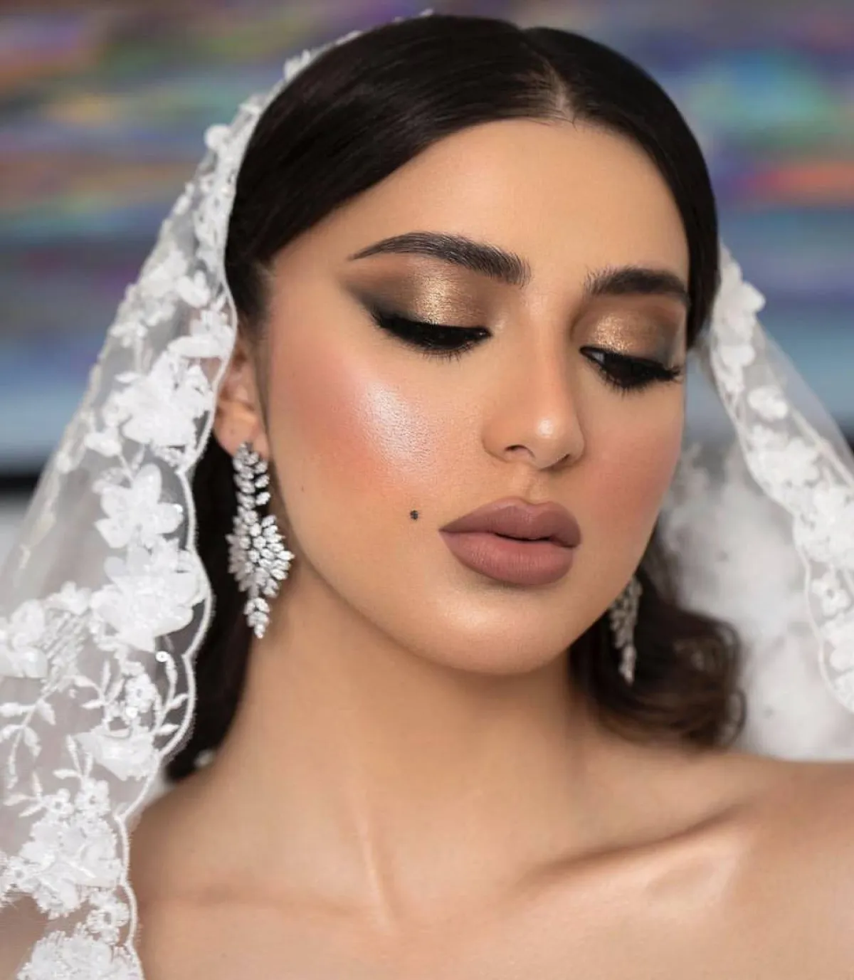 مكياج للعروس بانامل خبيرة التجميل السعودية مروى - الصورة من حسابها على الانستغرام marwaa_mua