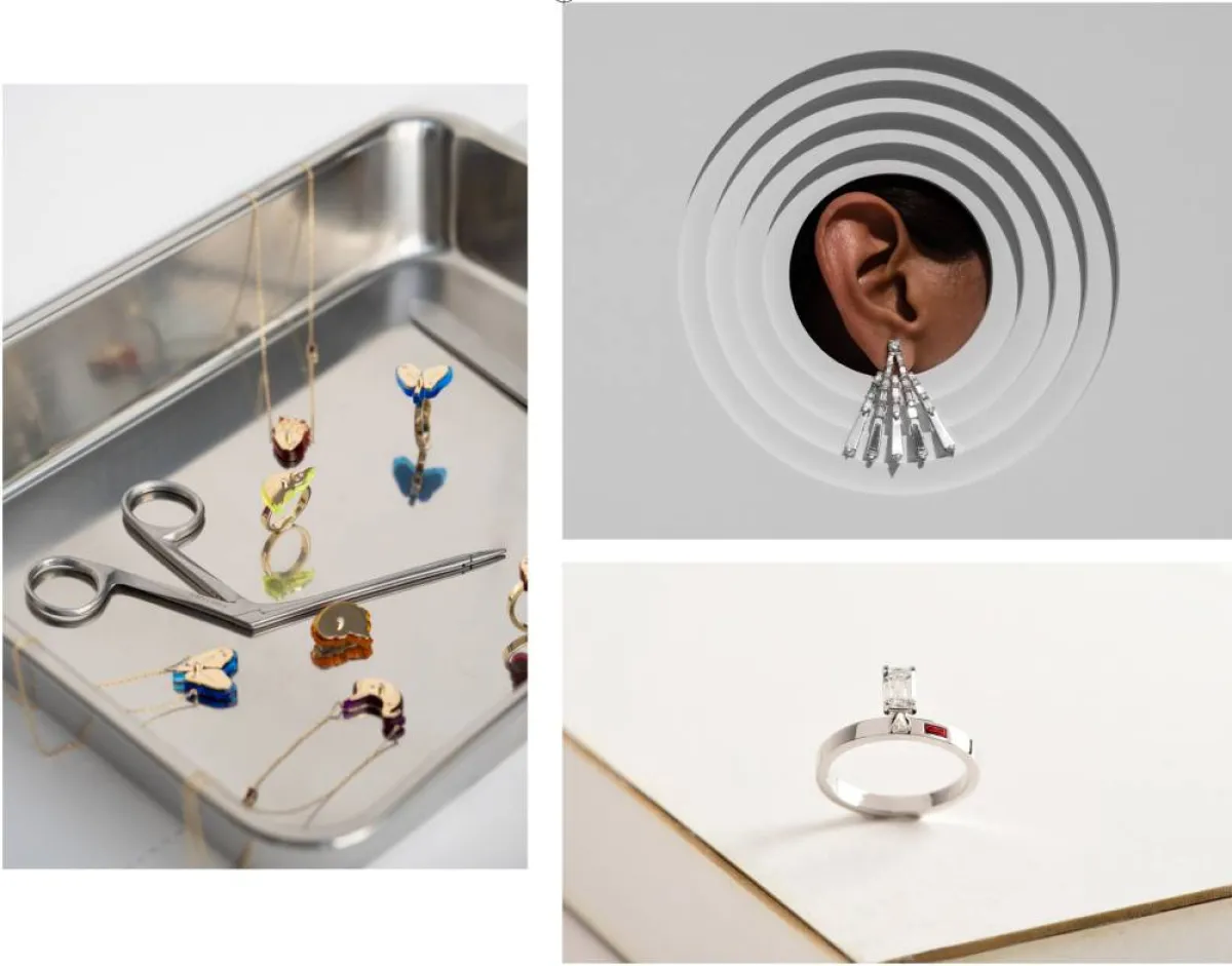 مجوهرات من تصميم المصمم أنس العميم