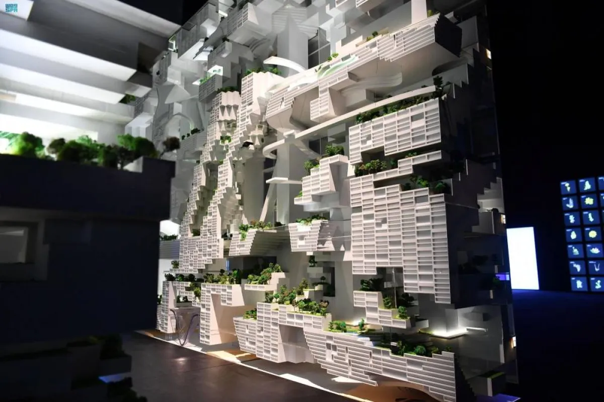 معرض نيوم لمدينة "ذا لاين" يقدم 50 جولة يوميا للزوار في معايشة للحياة العصرية - الصورة من "واس"