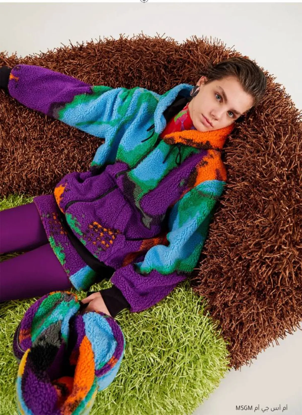 أزياء من وحي قوس القزح