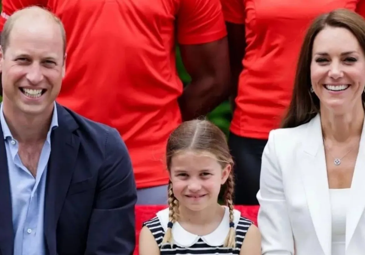 الأمير ويليام وكيت ميدلتون بينهما ابنتهما الأميرة شارلوت- الصورة من حساب Europe Royals على إنستغرام