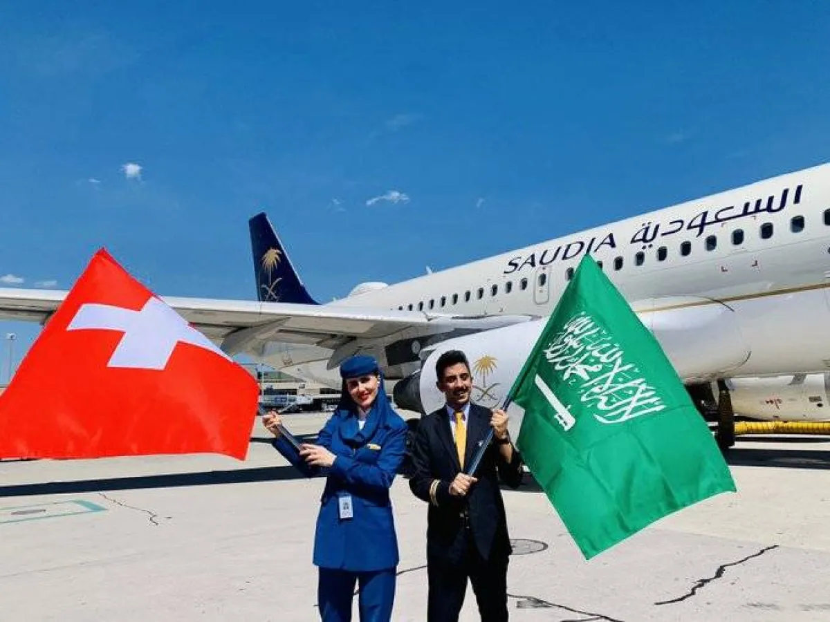 وصول اول الرحلات إلى زيورخ