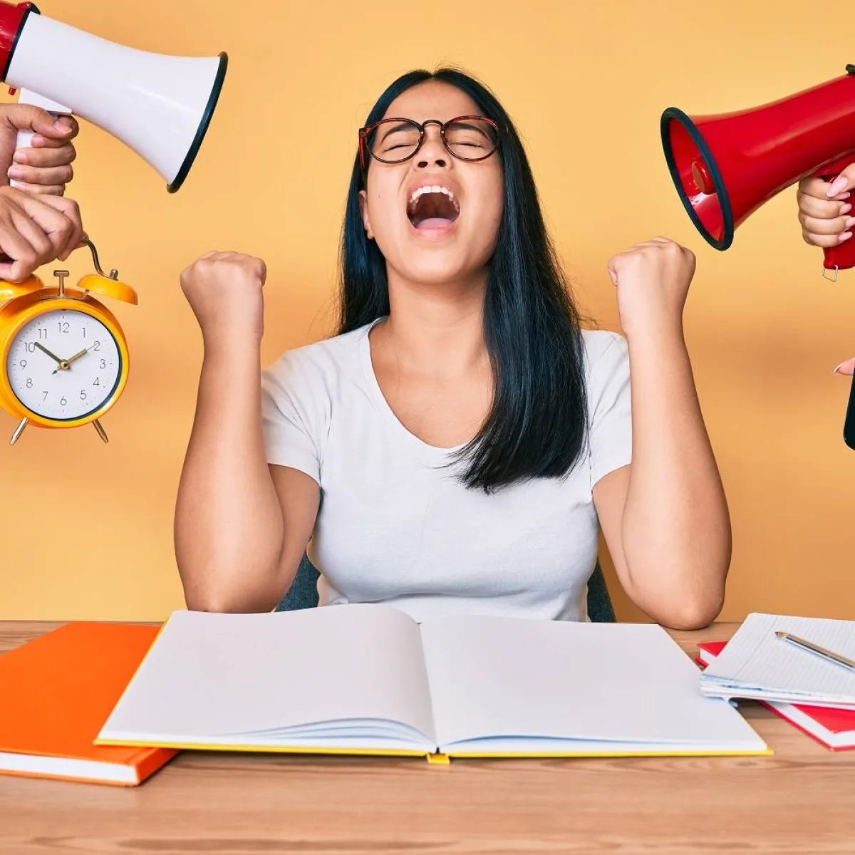 صورة لمراهقة..عصبية