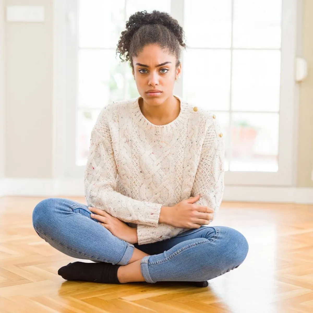 صورة لمراهقة عصبية