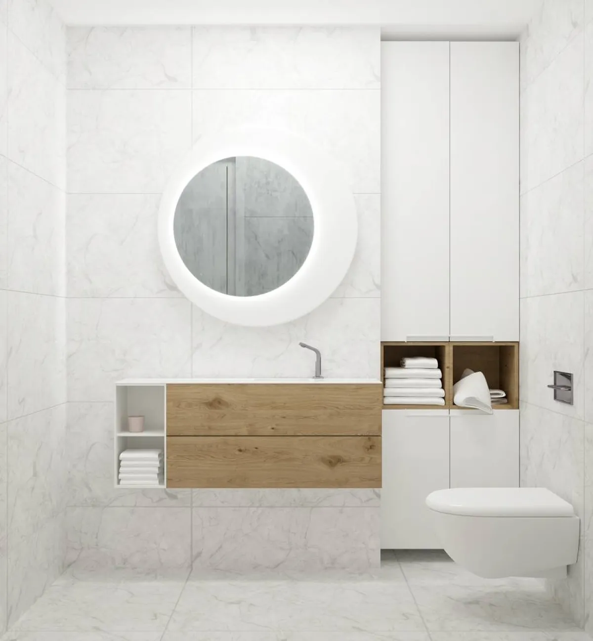 الرخام مادة لا غنى عنها في تصميم الحمامات